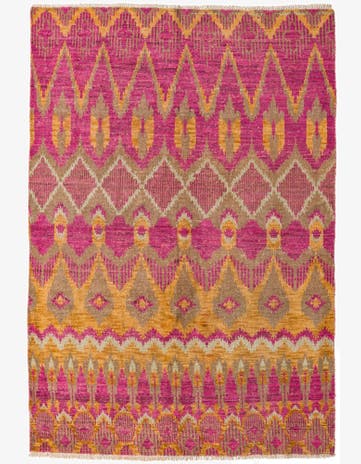 5' 8 x 8' 2 Hand Knotted Darya Wool Rug