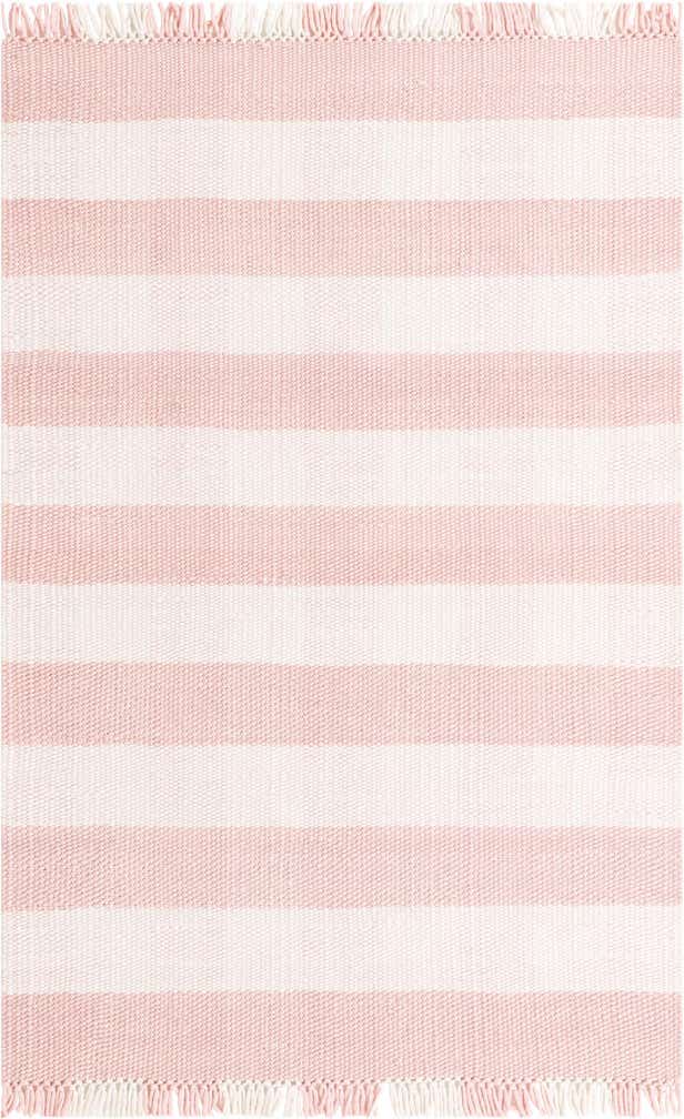 5' 3 x 8' Easy-Clean Eco Plaid Washable Indoor / Outdoor Rug