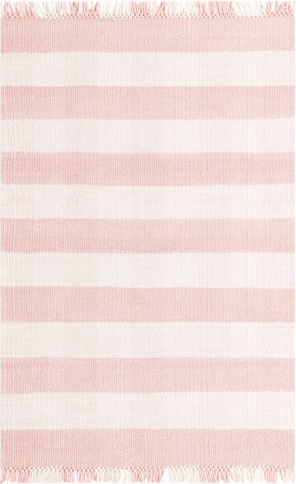Detail image of 5' 3 x 8' Easy-Clean Eco Plaid Washable Indoor / Outdoor Rug