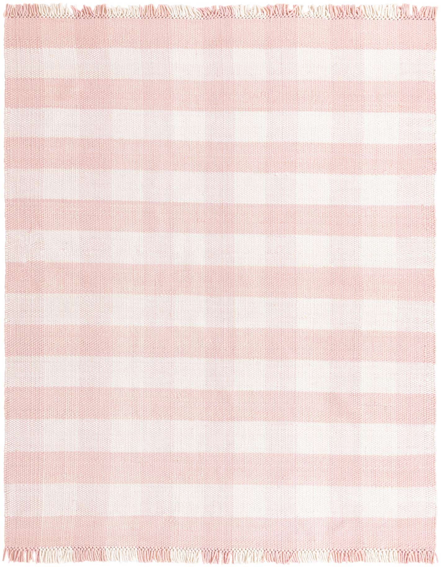 9' x 12' Easy-Clean Eco Plaid Washable Indoor / Outdoor Rug