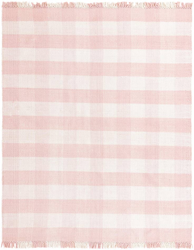 Detail image of 9' x 12' Easy-Clean Eco Plaid Washable Indoor / Outdoor Rug