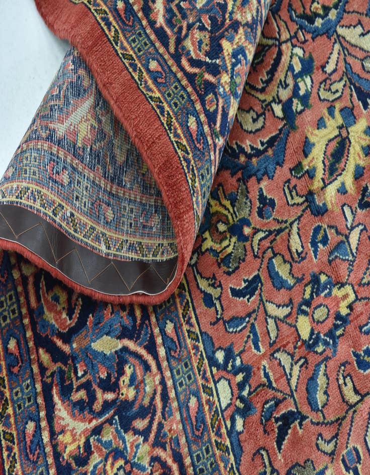 Detail image of 8' x 10' 3 Hand Knotted Farahan Persian Wool Rug