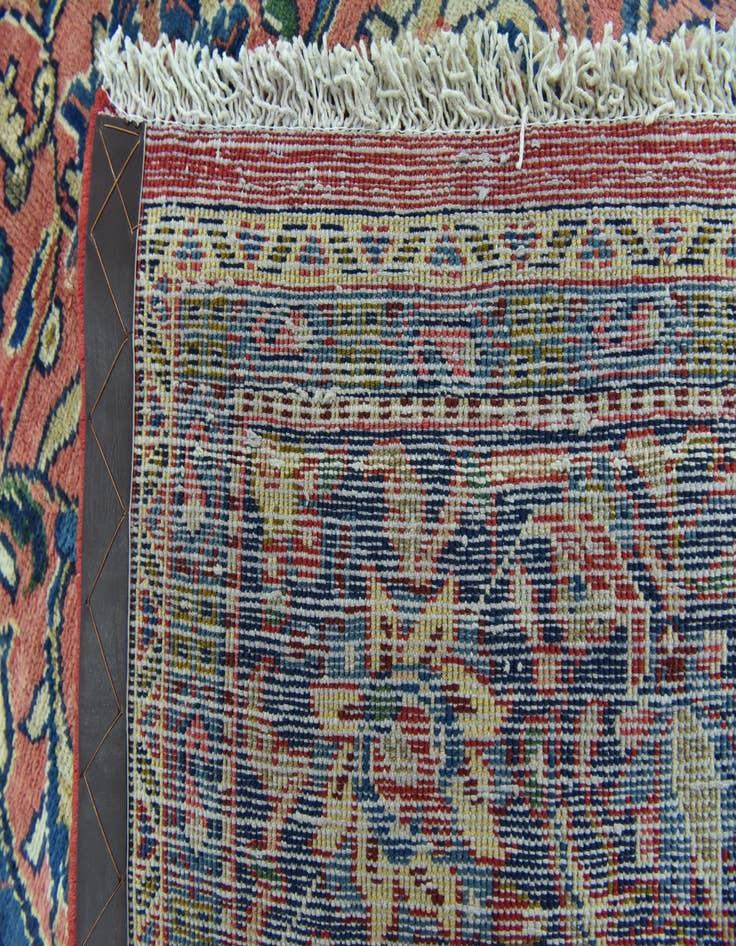 Detail image of 8' x 10' 3 Hand Knotted Farahan Persian Wool Rug