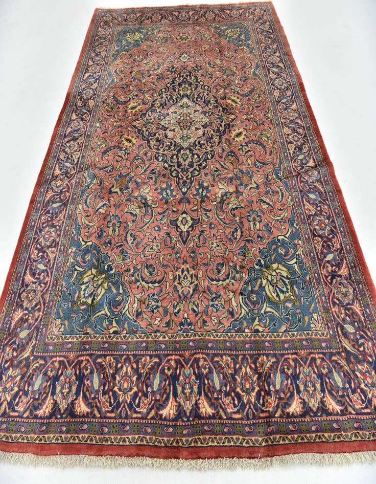 Detail image of 8' x 10' 3 Hand Knotted Farahan Persian Wool Rug