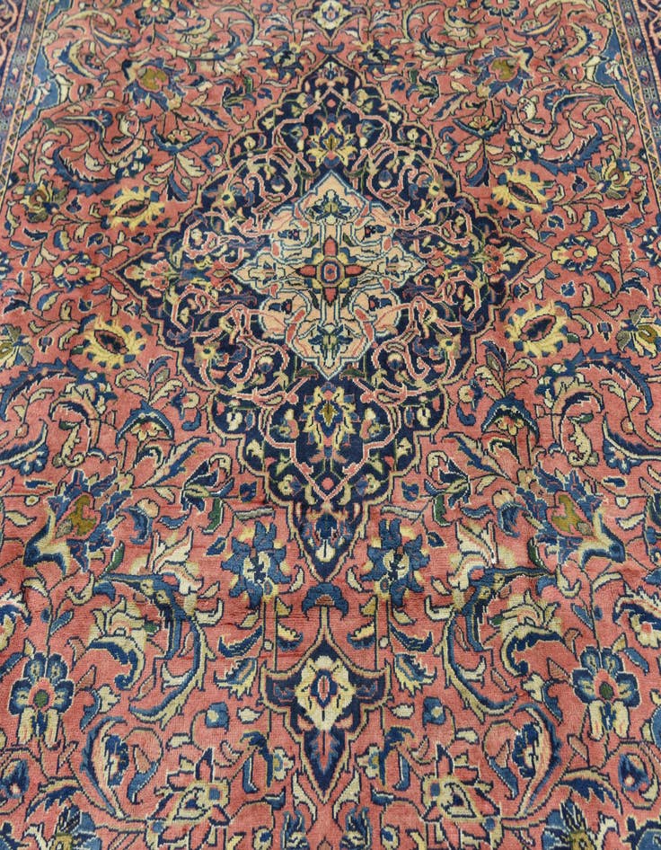 Detail image of 8' x 10' 3 Hand Knotted Farahan Persian Wool Rug