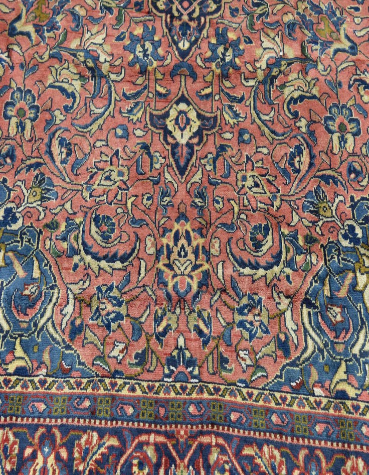 Detail image of 8' x 10' 3 Hand Knotted Farahan Persian Wool Rug