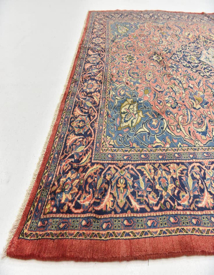 Detail image of 8' x 10' 3 Hand Knotted Farahan Persian Wool Rug