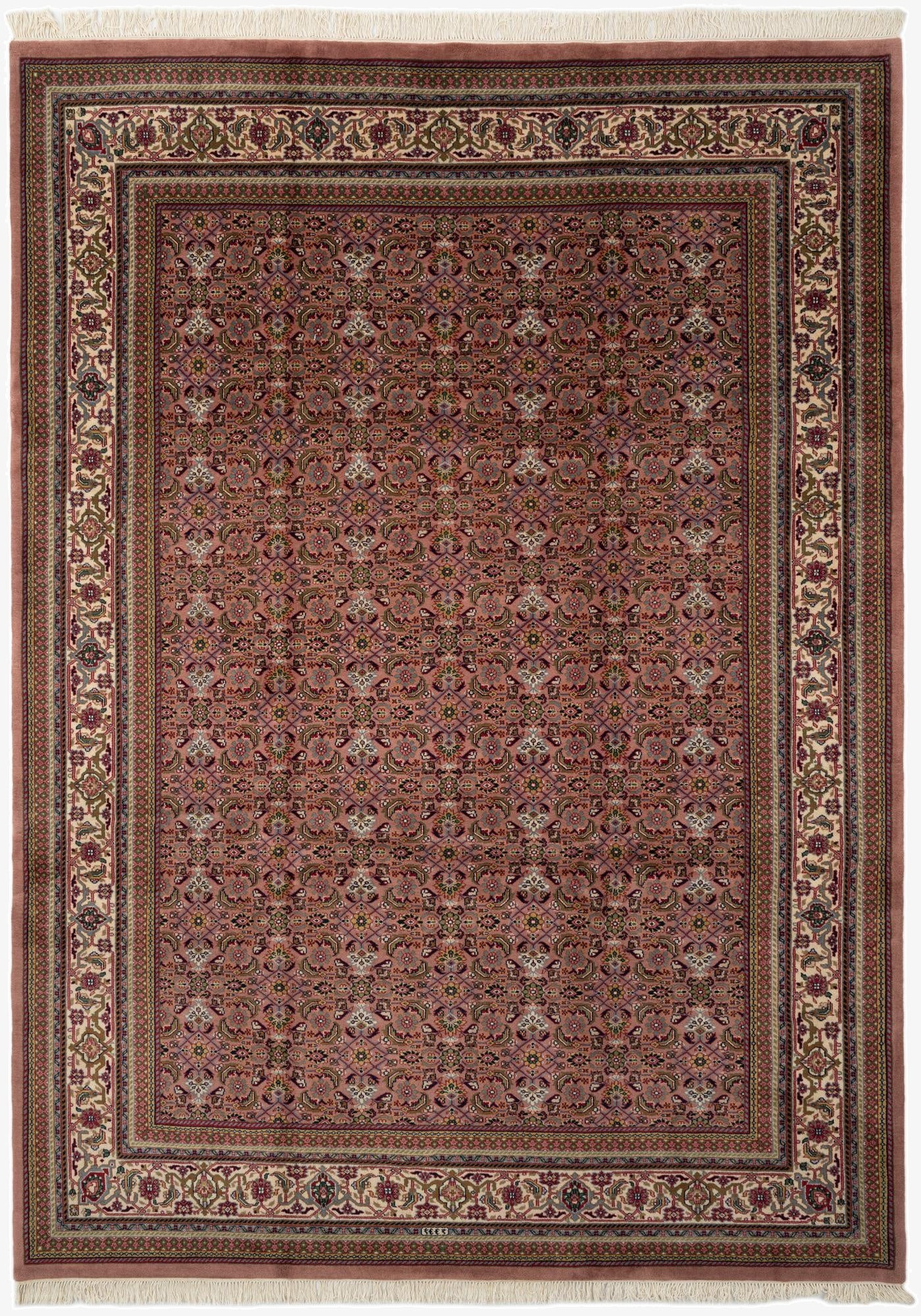 8' 4 x 11' 5  Hand Knotted Farahan Wool Rug