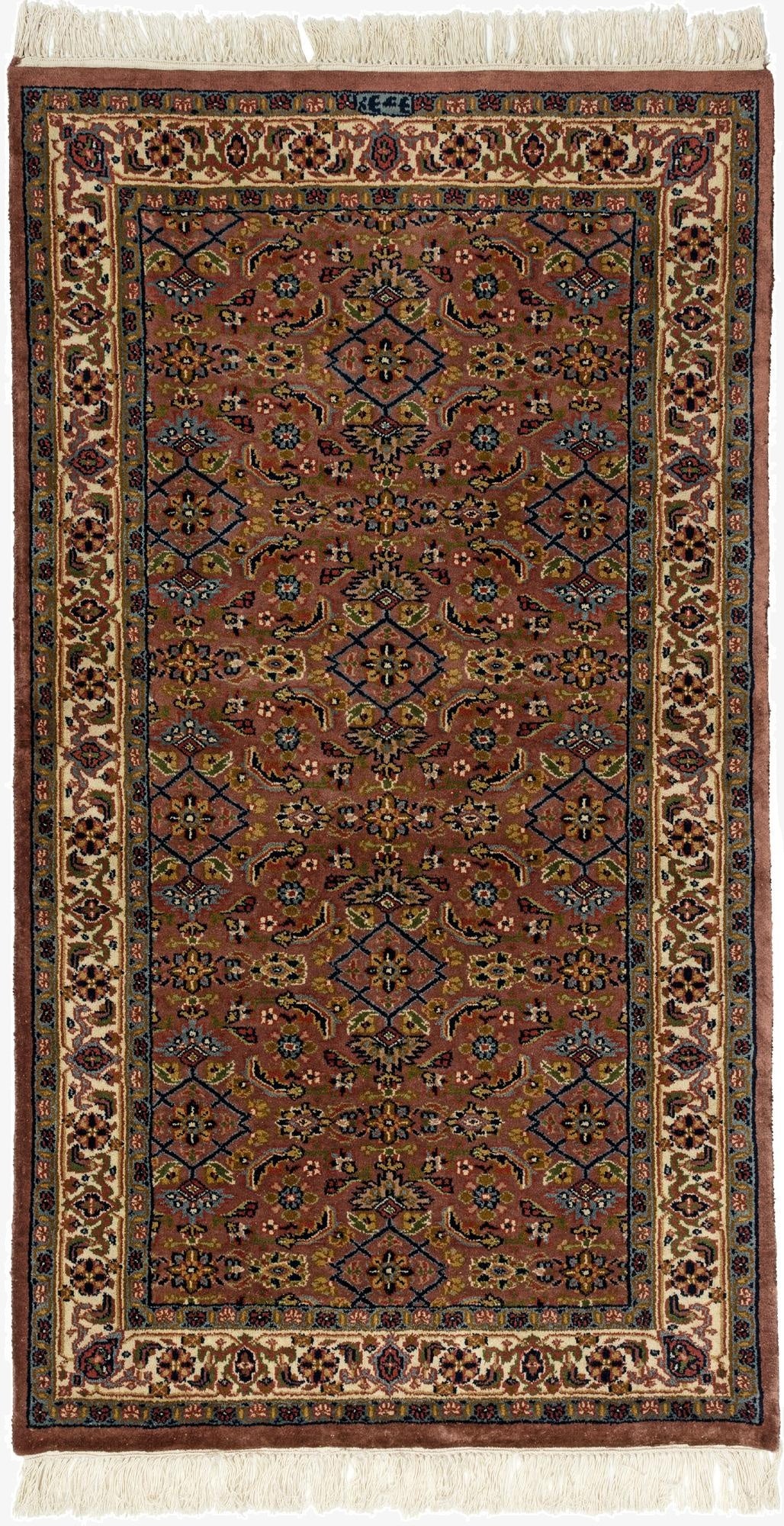 3' x 5' 2 Hand Knotted Farahan Wool Rug
