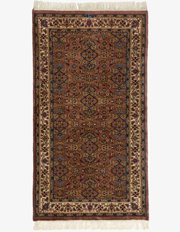 3' x 5' 2 Hand Knotted Farahan Wool Rug