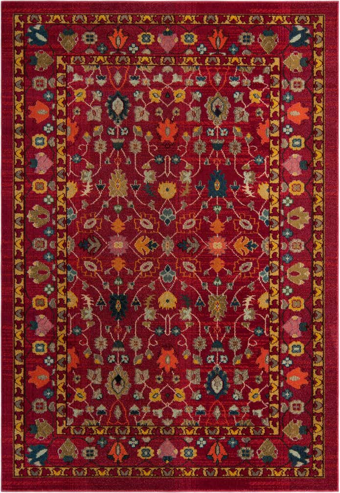7' x 10' Washable Fleur Rug