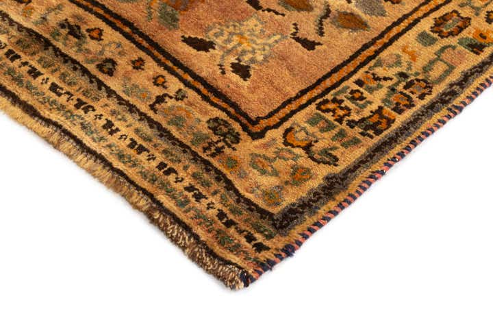 4' 11 x 7' 3 Gabbeh Wool Rug