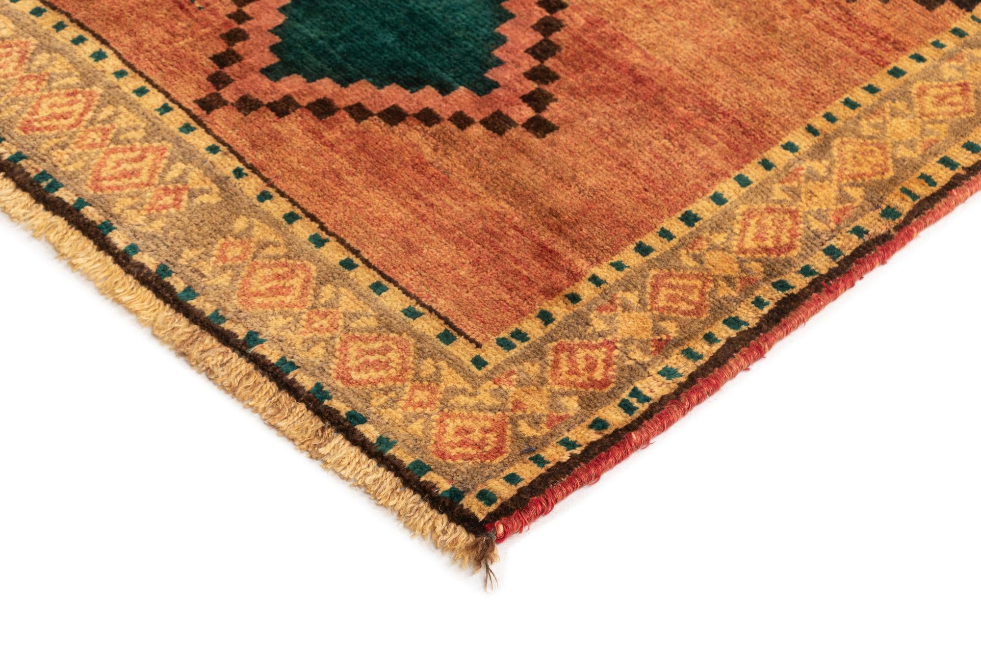 4' 11 x 6' 6 Gabbeh Wool Rug