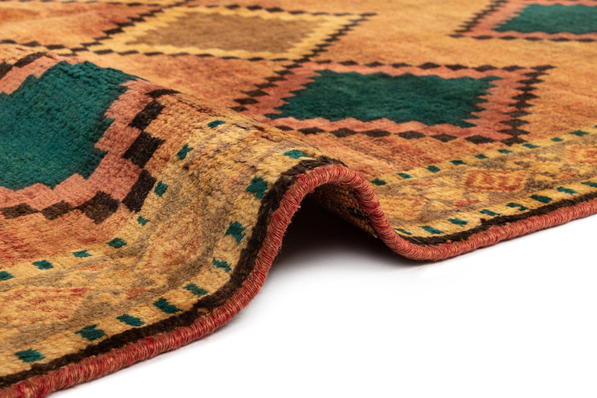 4' 11 x 6' 6 Gabbeh Wool Rug