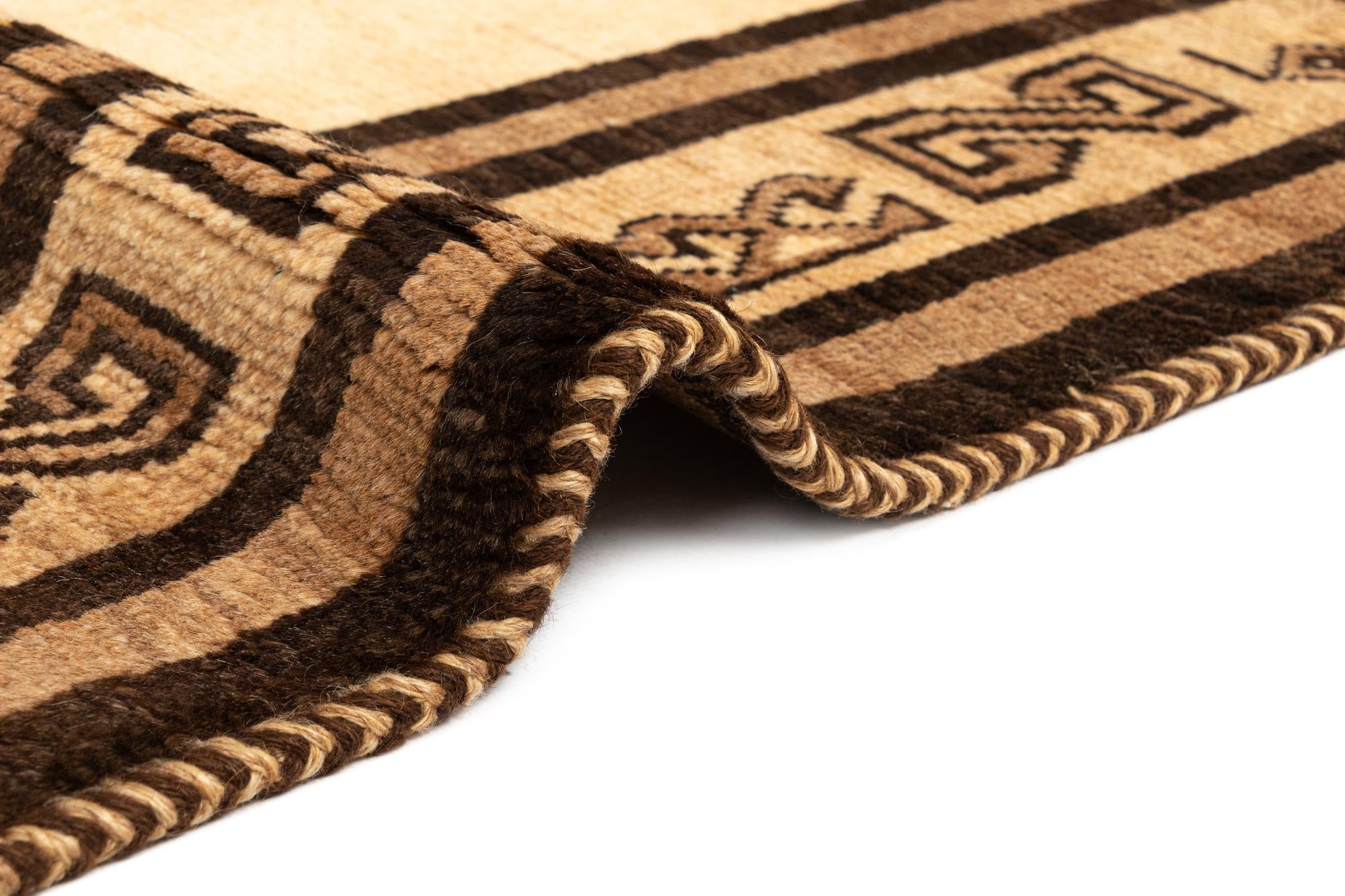 4' 11 x 8' 1 Gabbeh Wool Rug