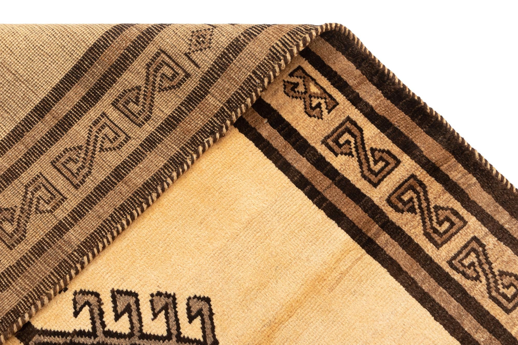 4' 11 x 8' 1 Gabbeh Wool Rug