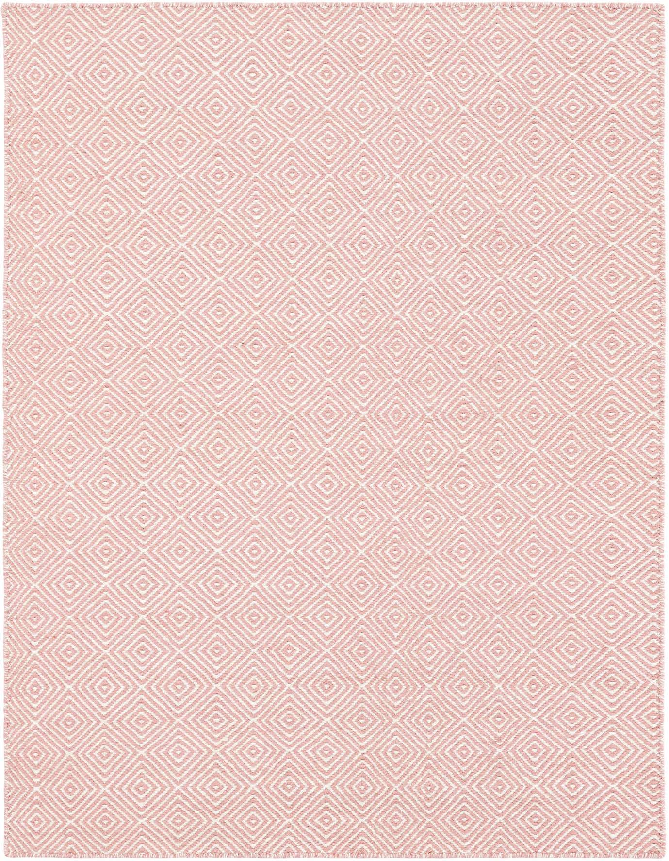 4' 1 x 6' 1 Hand Woven Geo Trellis Flatweave Rug