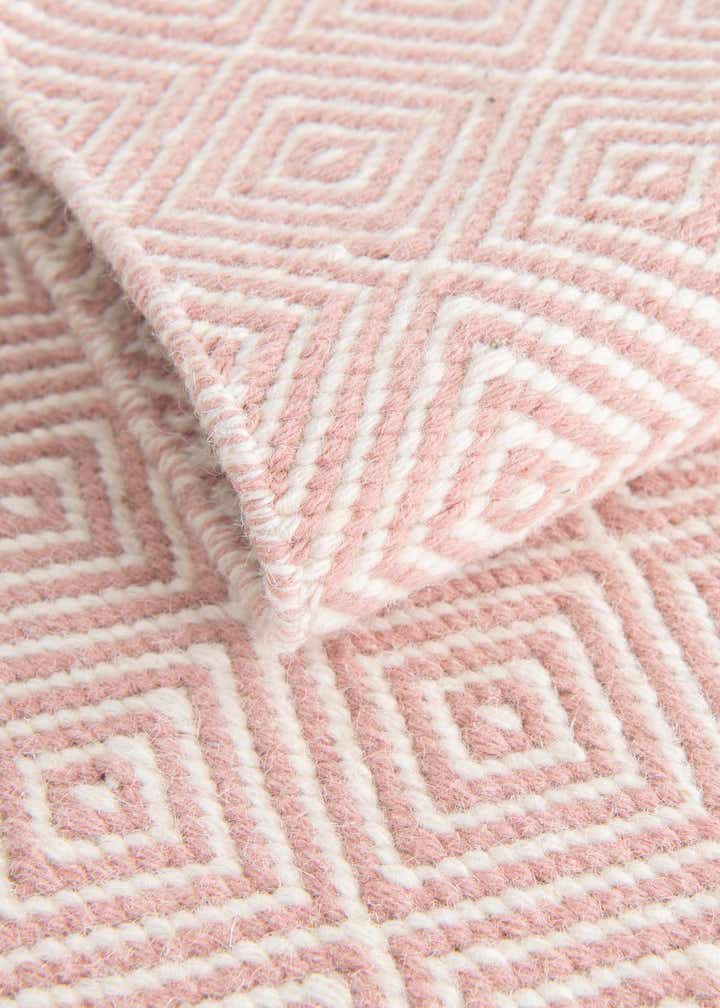 7' 10 x 10' Hand Woven Geo Trellis Flatweave Rug