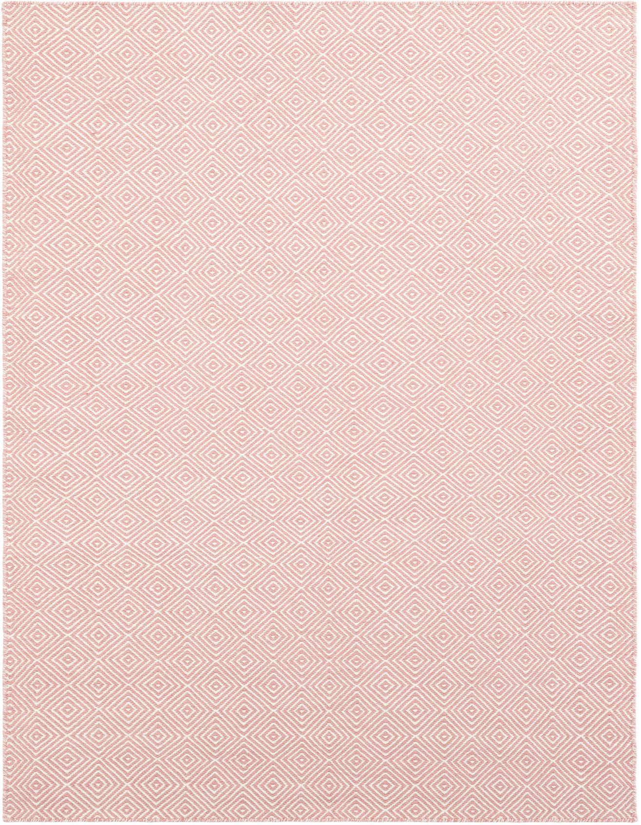 5' 1 x 8' Hand Woven Geo Trellis Flatweave Rug