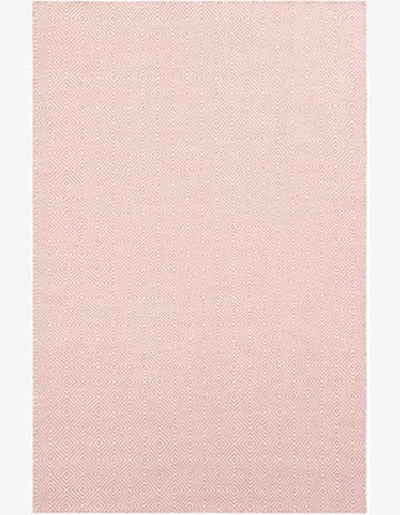 5' 1 x 8' Hand Woven Geo Trellis Flatweave Rug