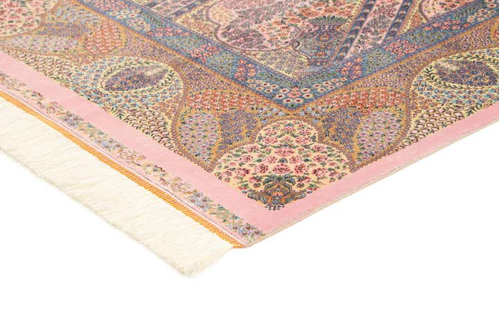 4' 9 x 7' 6 Ghom Design Rug