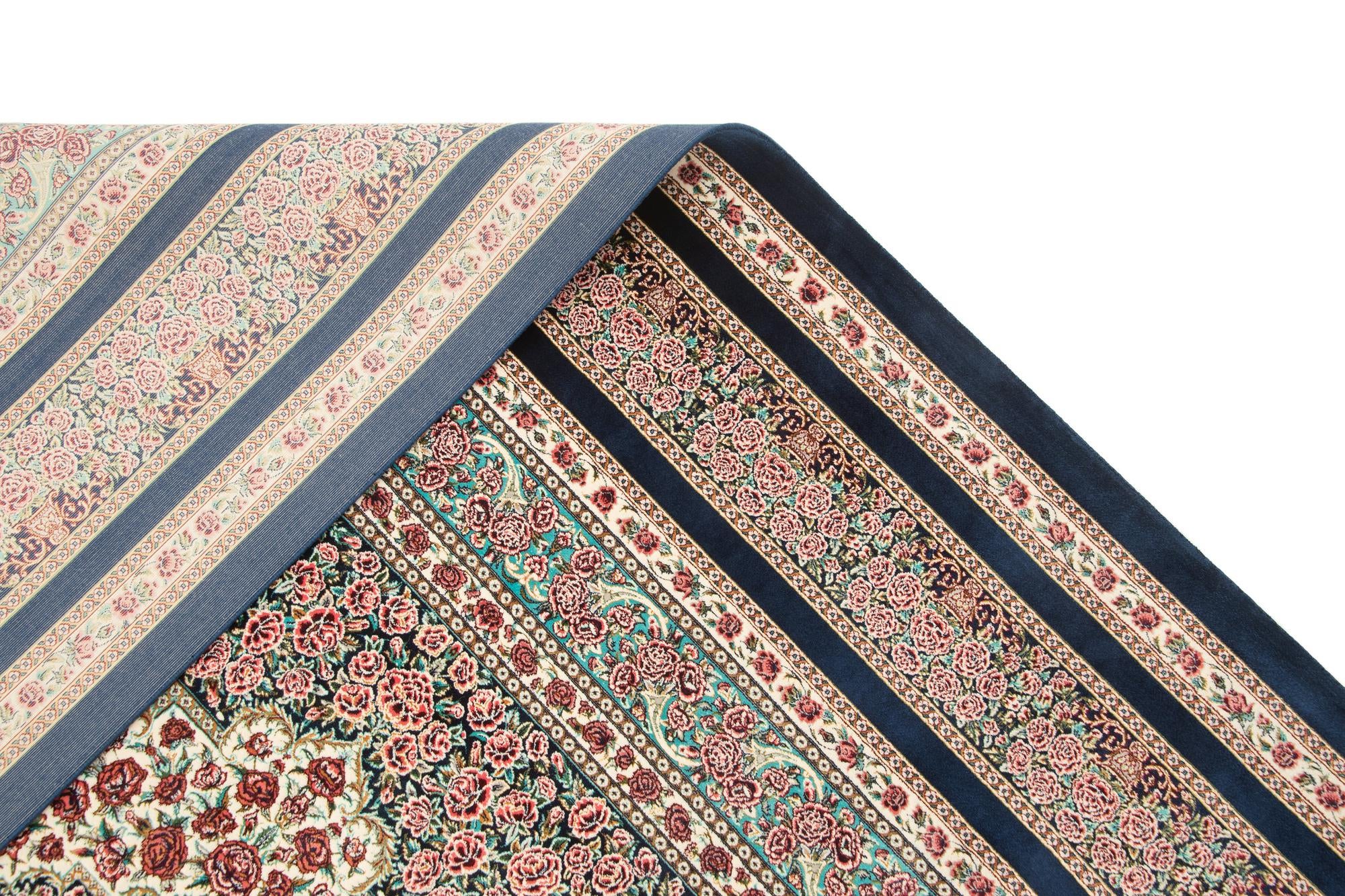 4' 9 x 7' 4 Ghom Design Rug