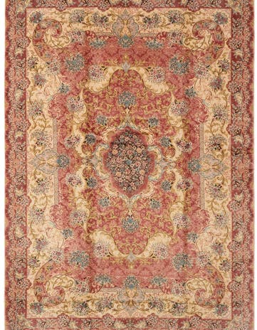 3' 10 x 5' 7 Ghom Design Rug