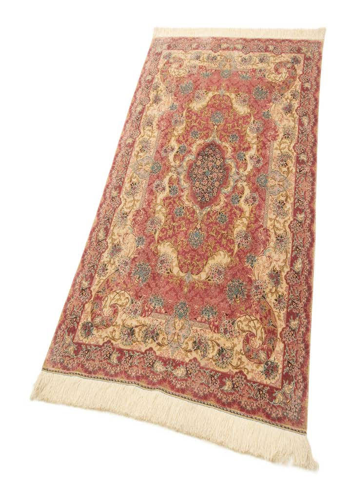 3' 10 x 5' 7 Ghom Design Rug