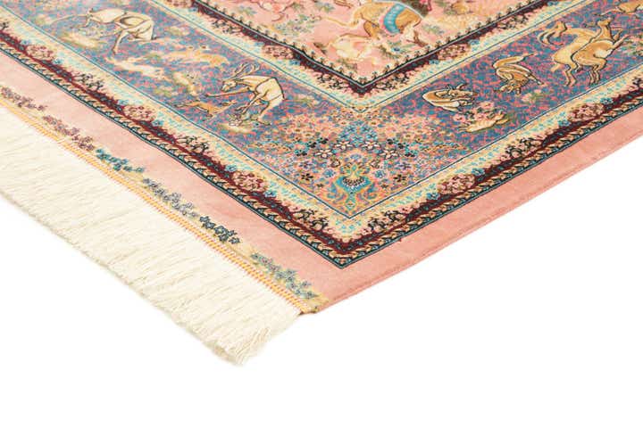 4' 4 x 6' 4 Ghom Design Rug
