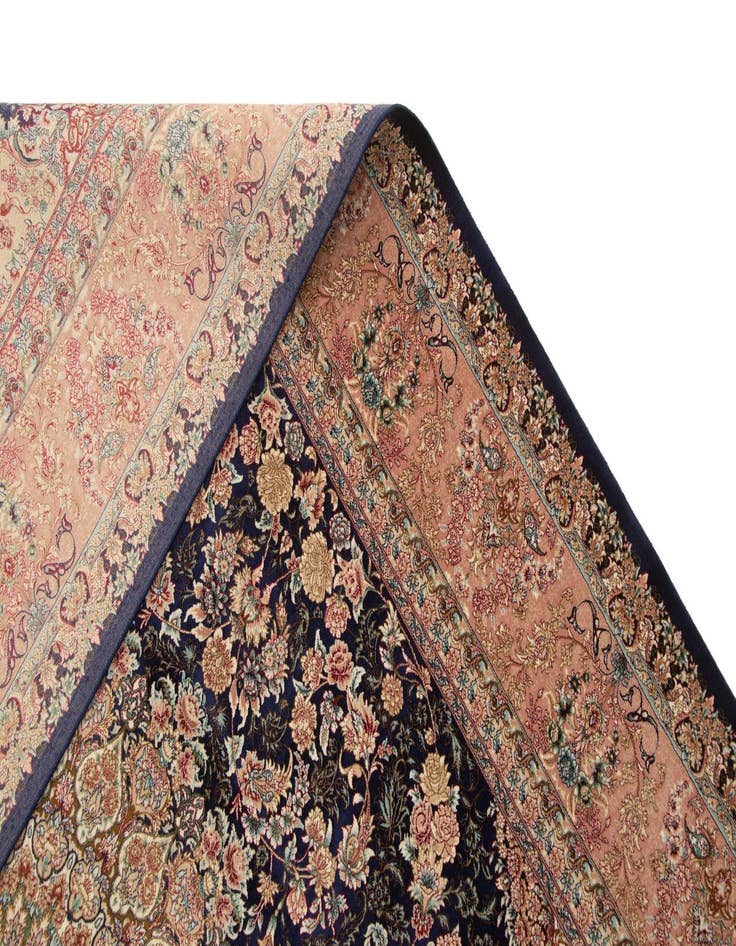 Detail image of 4' 9 x 7' 3 Ghom Design Rug