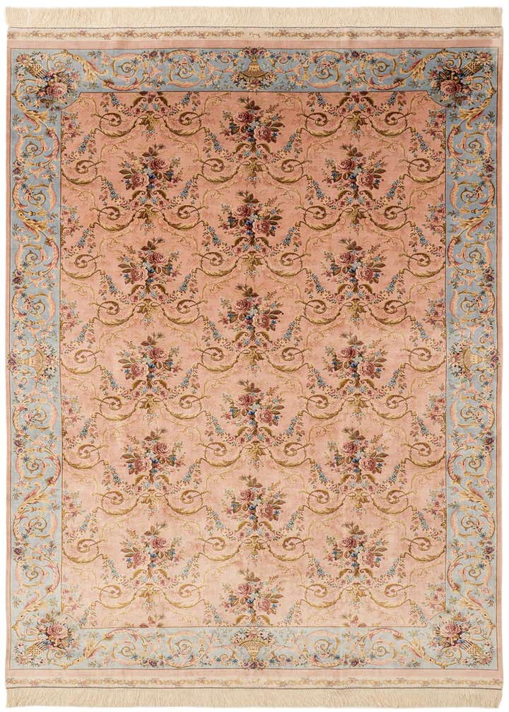 5' 7 x 8' 11 Ghom Design Rug