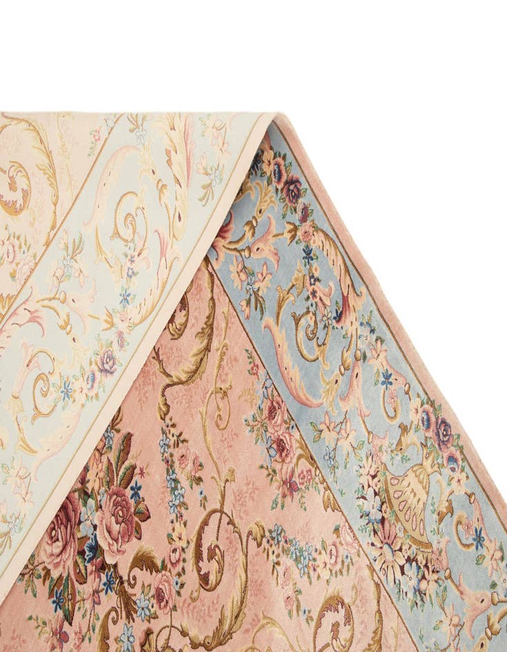 Detail image of 5' 7 x 8' 11 Ghom Design Rug