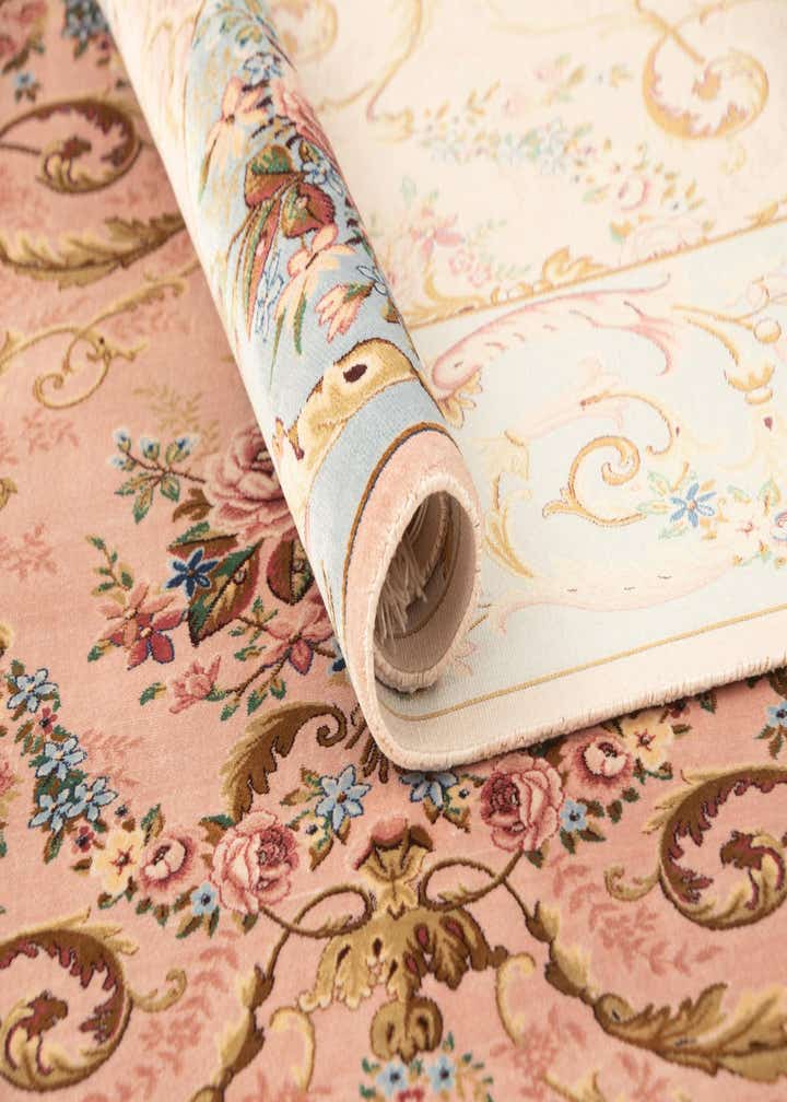5' 7 x 8' 11 Ghom Design Rug