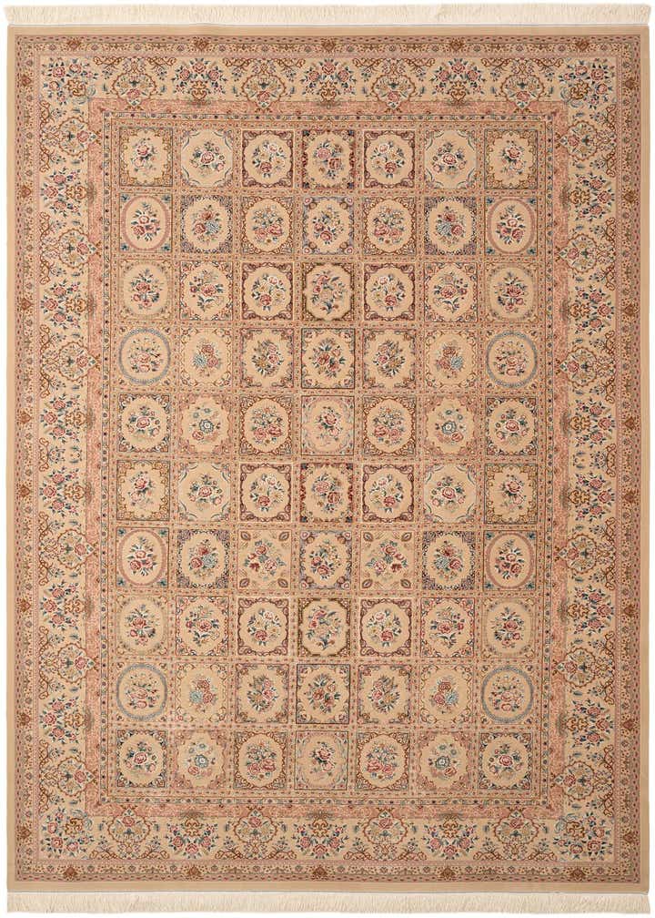6' 5 x 9' 9 Ghom Design Rug