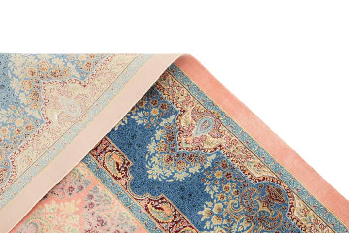 6' 6 x 9' 7 Ghom Design Rug