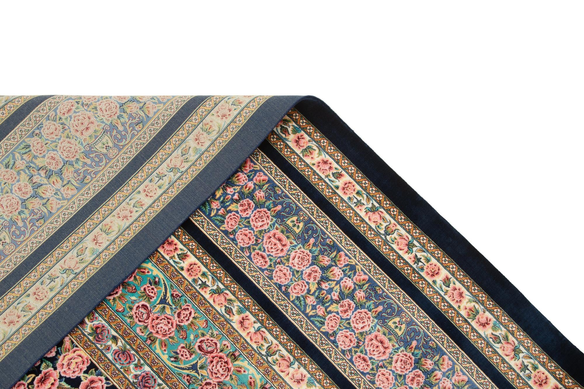 6' 5 x 9' 7 Ghom Design Rug
