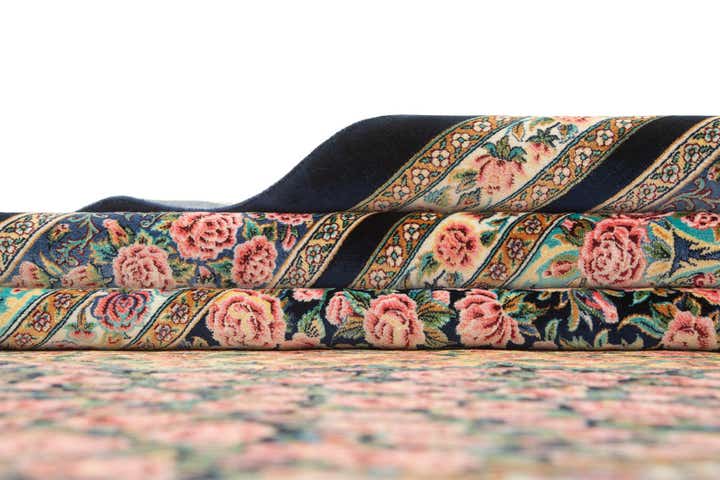 6' 5 x 9' 7 Ghom Design Rug
