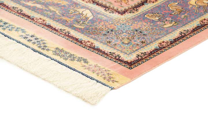 4' 9 x 7' 5 Ghom Design Rug
