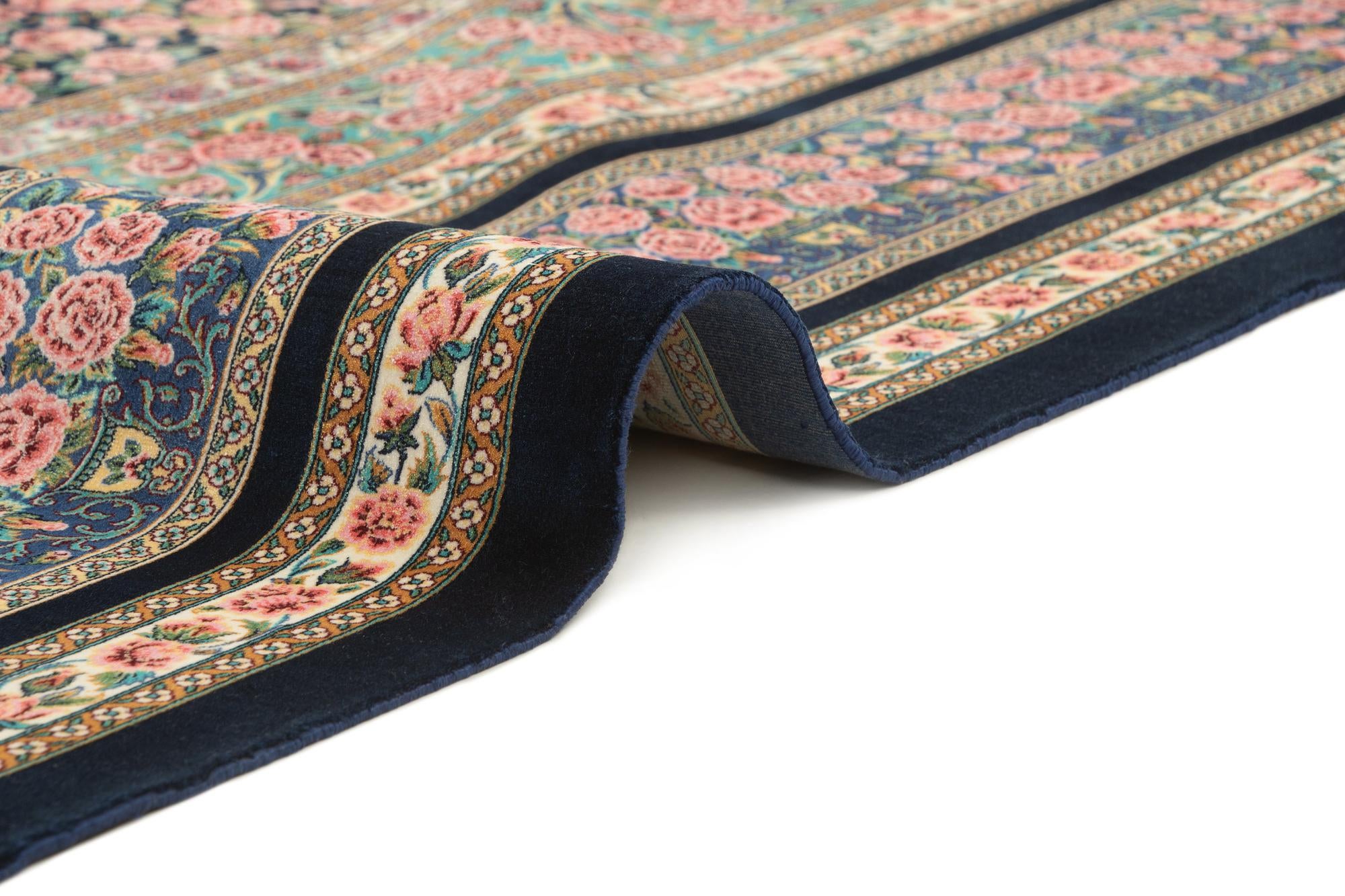 6' 6 x 9' 7 Ghom Design Rug