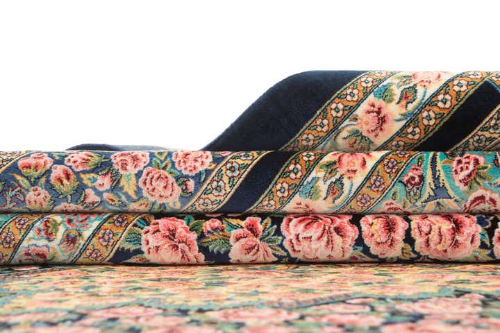 6' 6 x 9' 7 Ghom Design Rug
