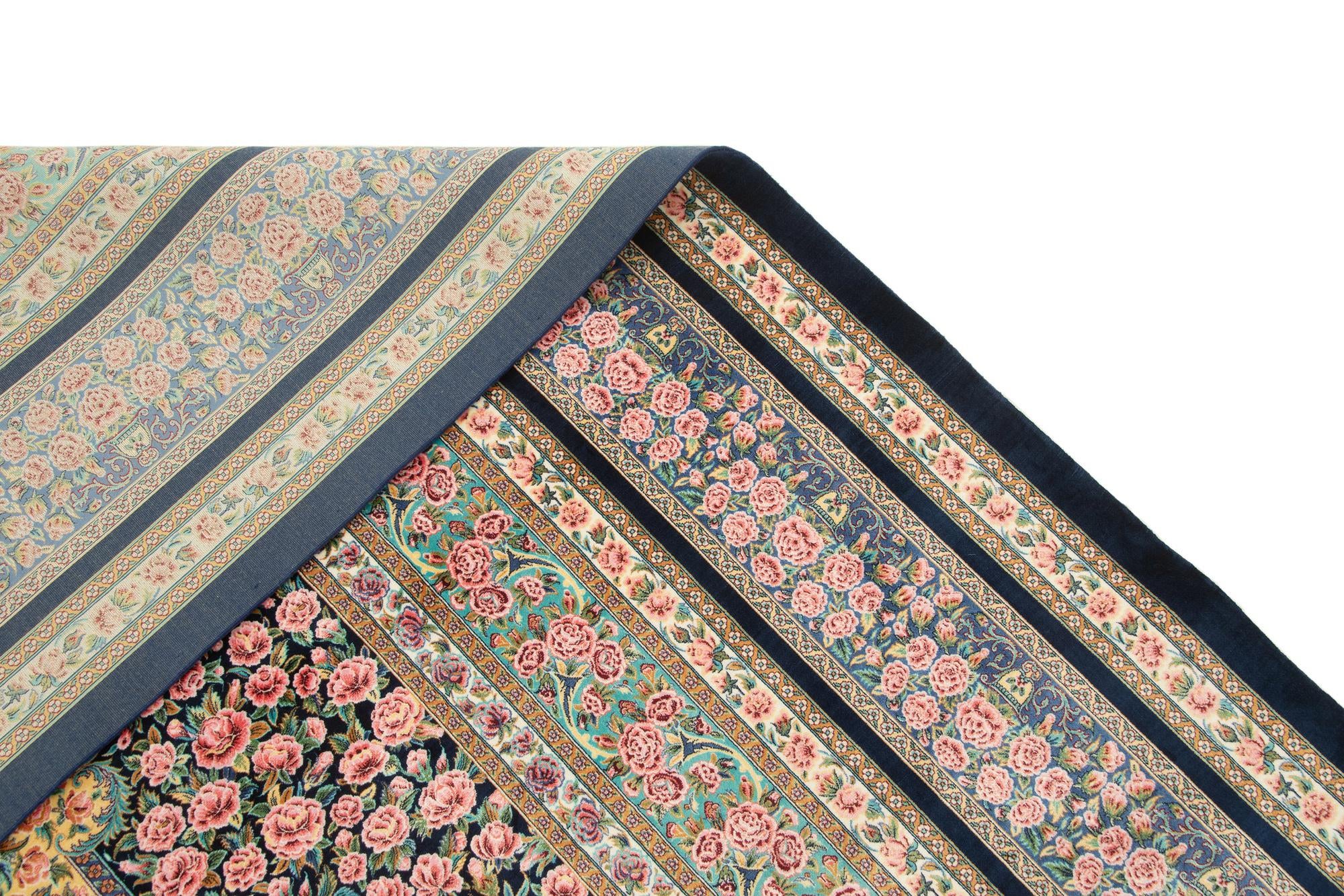 6' 6 x 9' 7 Ghom Design Rug