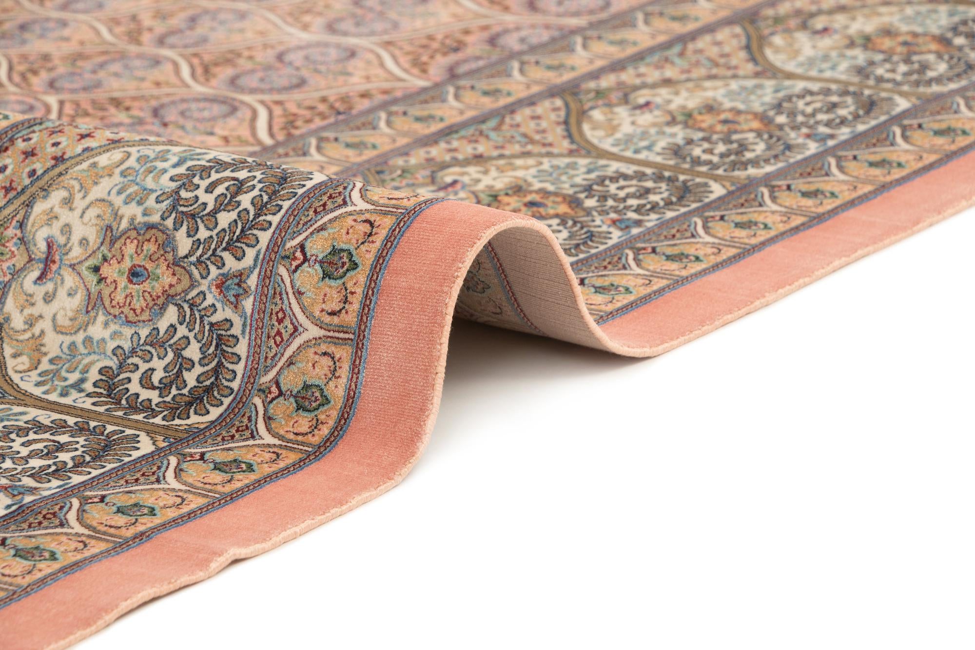 6' 6 x 9' 7 Ghom Design Rug