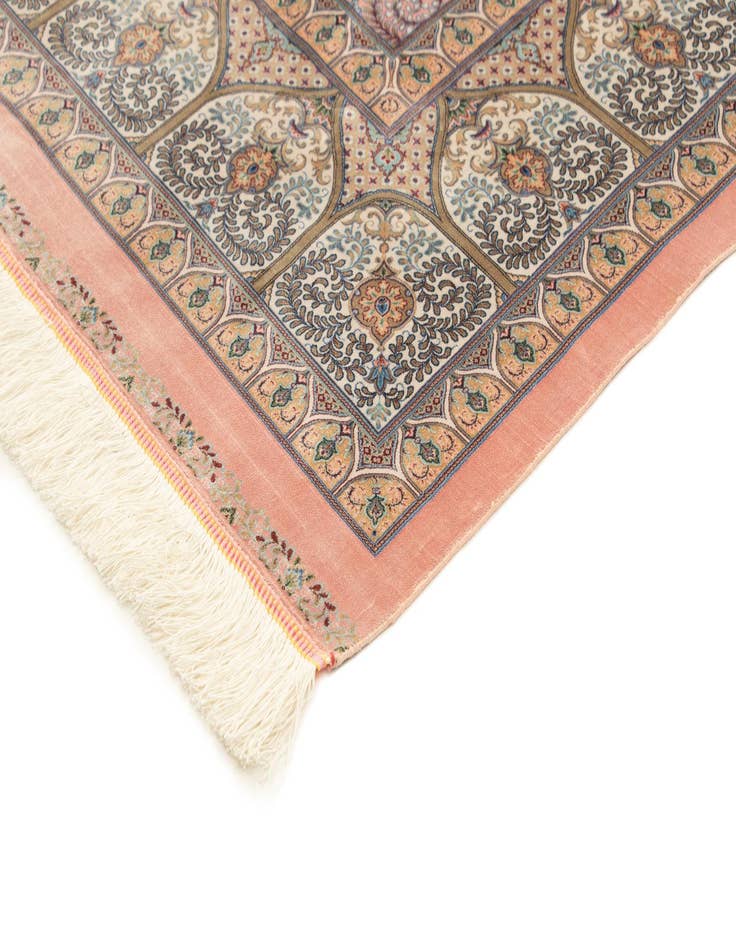 Detail image of 6' 6 x 9' 7 Ghom Design Rug