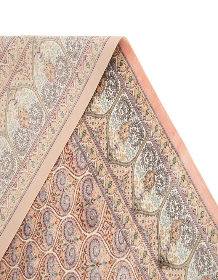 Detail image of 6' 6 x 9' 7 Ghom Design Rug