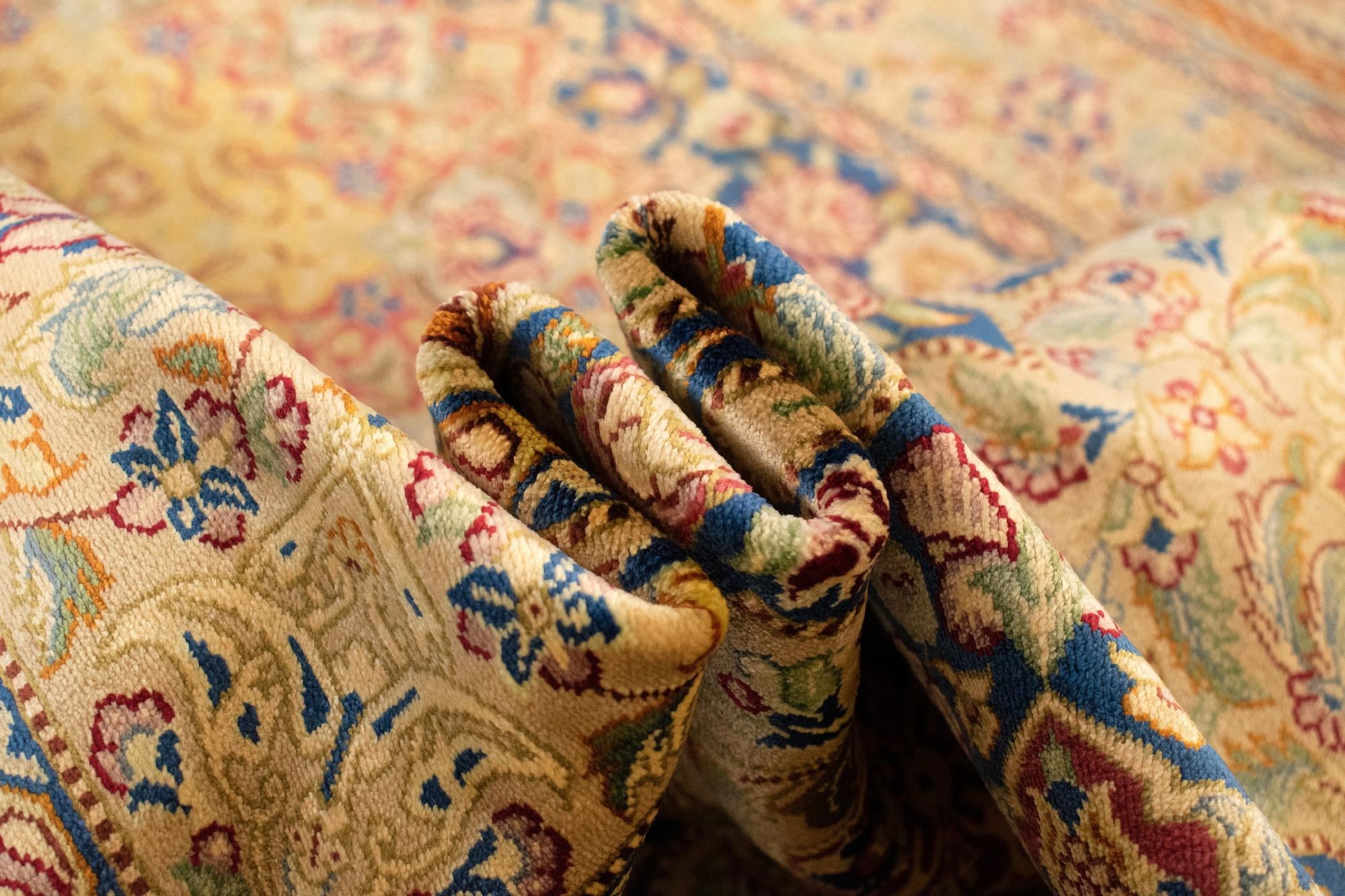 3' 5 x 5' 2 Ghom Silk Rug