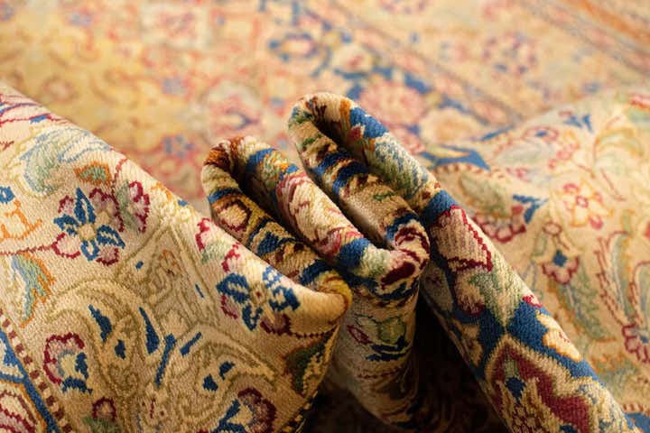3' 5 x 5' 2 Ghom Silk Rug