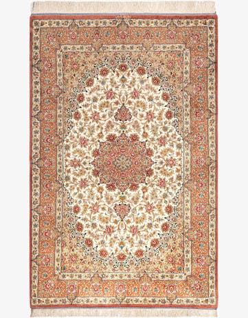 3' 3 x 5' 1 Ghom Silk Rug