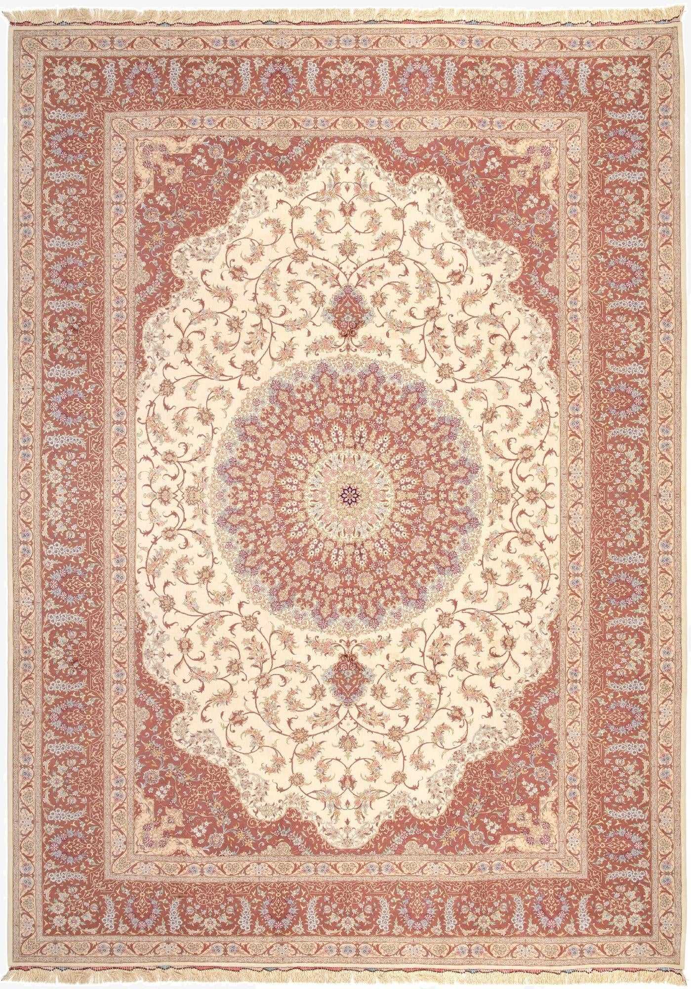 8' 3 x 11' 6 Ghom Silk Rug