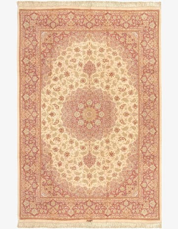 6' 10 x 10' 1 Ghom Silk Rug
