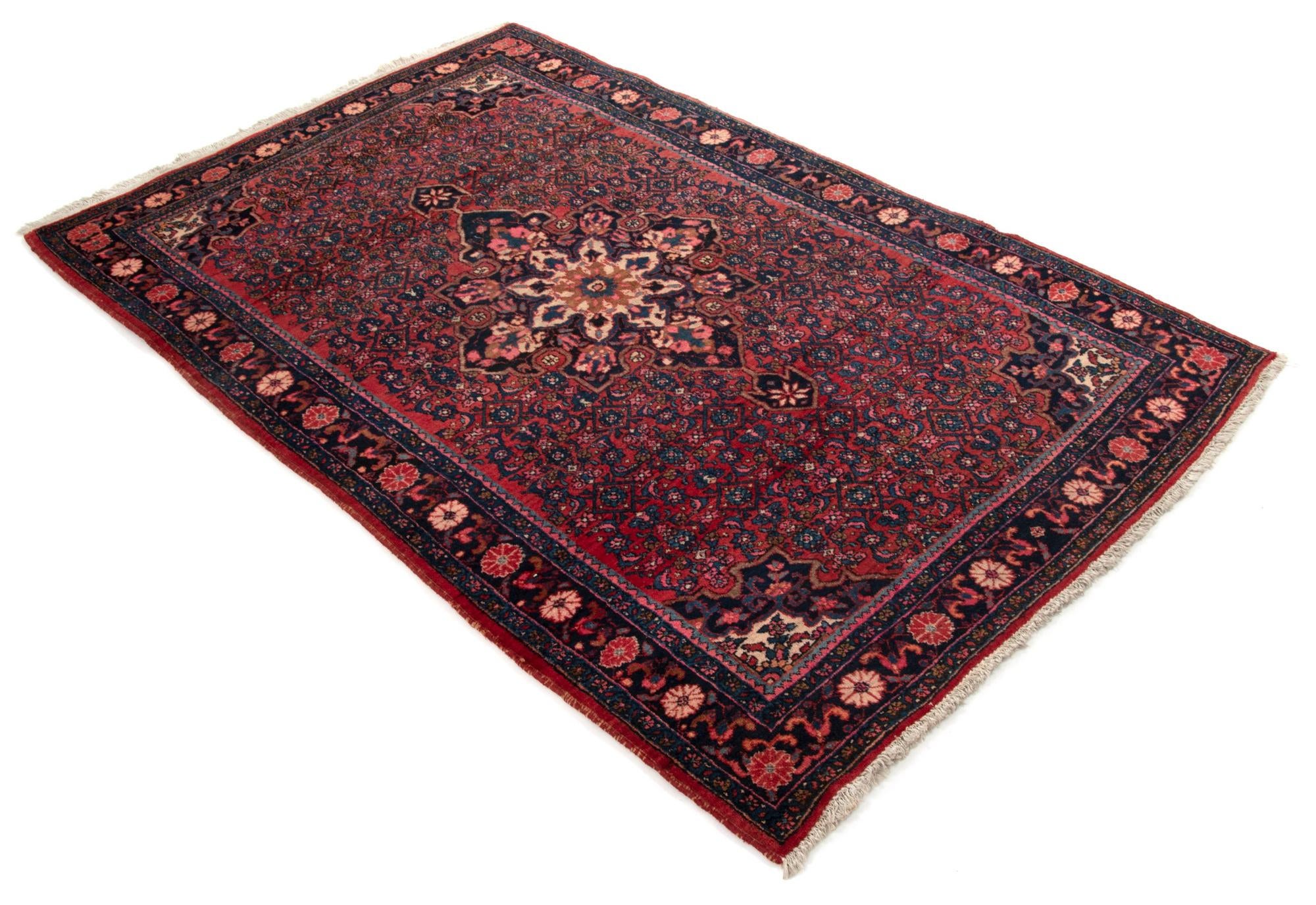 4' 4 x 6' 11 Hand Knotted Goltuk Persian Wool Rug